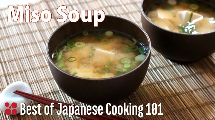 Συνταγή για σούπα Miso
